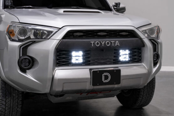 SS5 Stealth Grille LED 4-Pod Kit Pro White Combo Fits 14-23 Toyota 4Runner