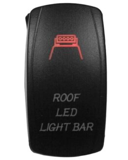 Lighted Switch Roof Led On/Off Red