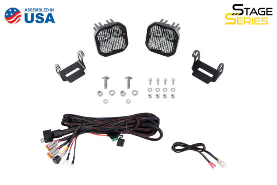 2021 Ford Bronco SS3 LED Ditch Light Kit - Pro White Combo - Image 2