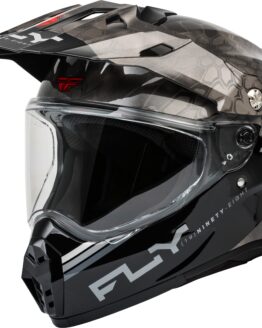 Fly Racing Trekker Kryptek Conceal Helmet Black/Grey/White Small