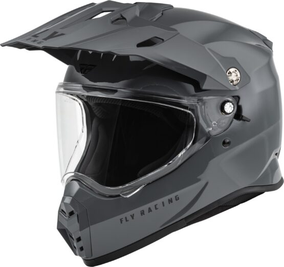 Fly Racing Trekker Solid Helmet Grey X-Small