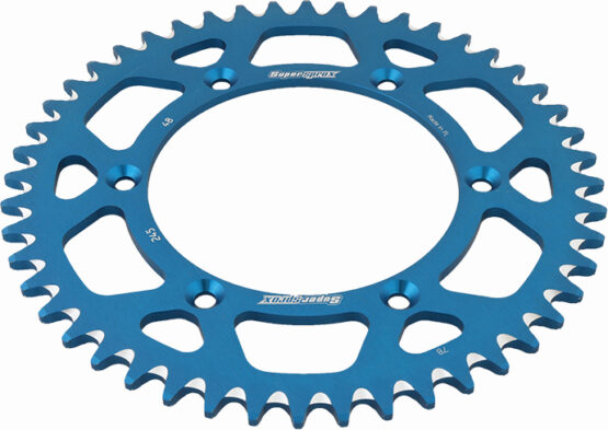 Supersprox 48T Blue Aluminum Rear Sprocket - Image 3