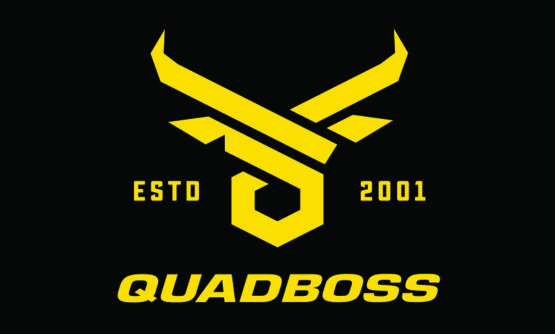 QuadBoss 3x5 Pole Flag Yellow/Black