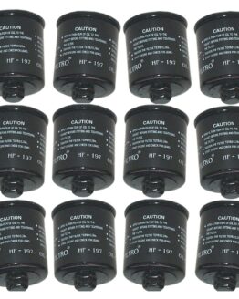 HF197 Oil Filter - Black - 12 Pack