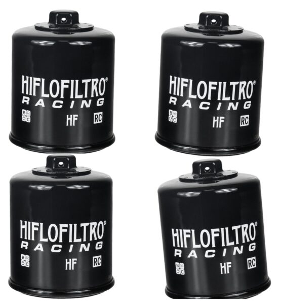 HF303RC Race Oil Filter - Black - 4 Pack