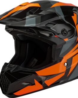 GMAX MX-96 Splinter Helmet Black/Orange Small