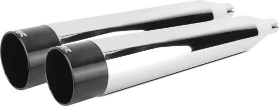 Comp-S Chrome Slip On Exhaust Black Cap