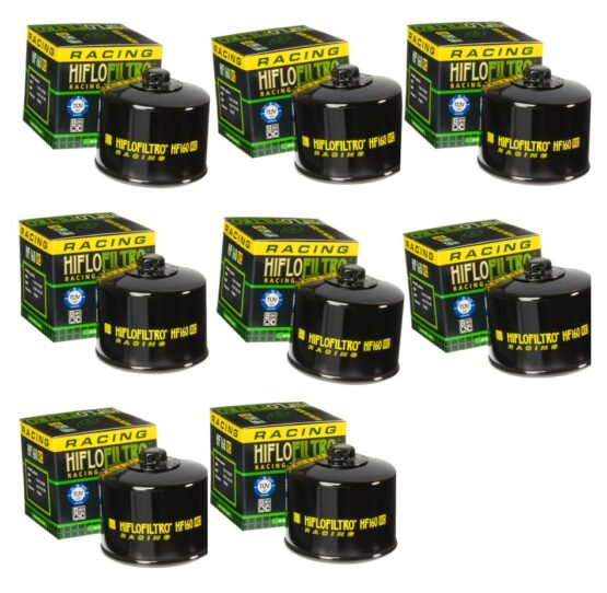 HF160RC Race Oil Filter - Black - 8 Pack