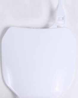 Front Number Plate - White