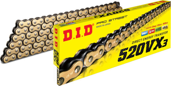 D.I.D 520VX3 Gold X-Ring Chain 150 Link