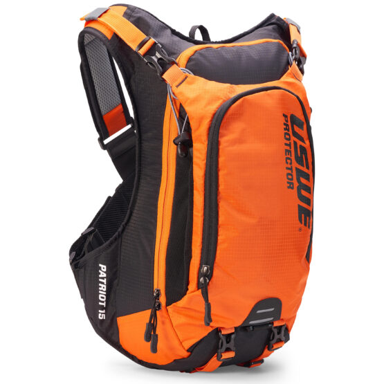 USWE Patriot 15 MTB Protector Pack Orange/Black 15L