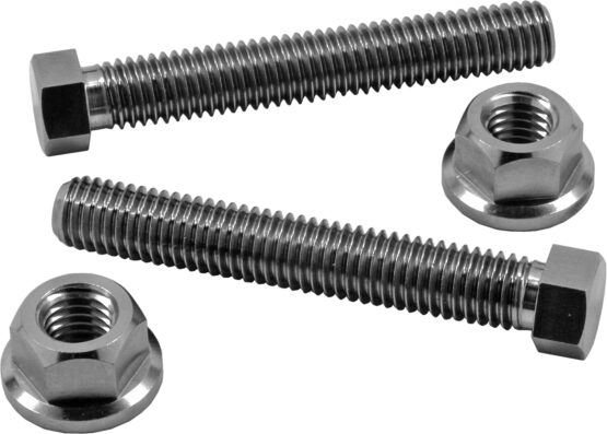 Titanium Axle Adjuster Bolts 10x50mm 10mm/13mm Heads