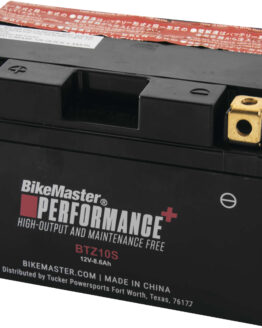 BikeMaster Maintenance Free Battery BTZ10S 12V 130CCA Replaces YTZ10S