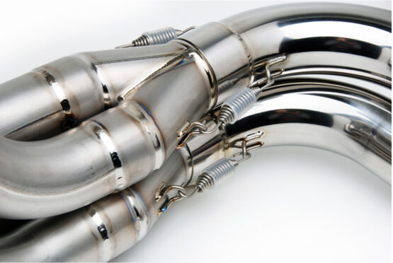 18" Polished TiWinder Full Exhaust Race Baffle - Image 2