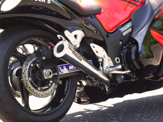 ShortMeg 14" Polished Dual Slip On Exhaust