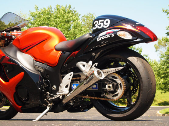 ShortMeg 14" Polished Dual Slip On Exhaust - Image 3
