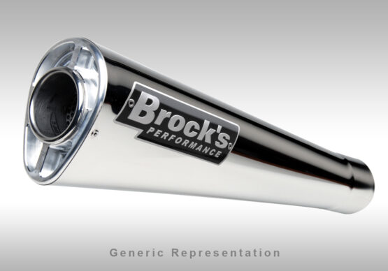 Alien Head 14" Polished Slip On Exhaust