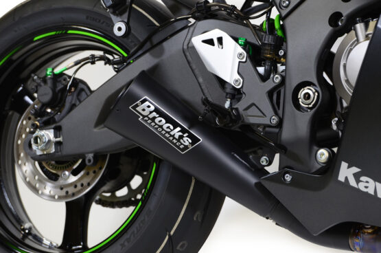 Brock's Alien Head 2 Black Slip-On Exhaust Fits 16-20 Kawasaki ZX10R - Image 3