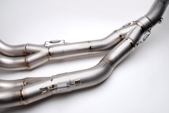 Brock's CT Single Titanium Full Exhaust Silver Fits 06-20 ZX14 - Image 4