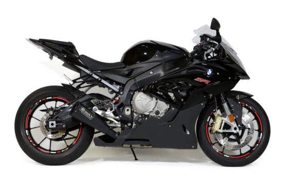 Brock's Alien Head 2 Black Full Exhaust Fits 15-18 BMW S1000RR - Image 2