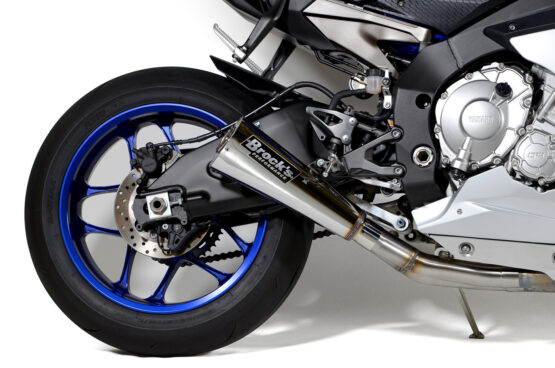 Brock's Alien Head 2 Polished 3/4 Exhaust Silver Fits Yamaha R1 - Image 4