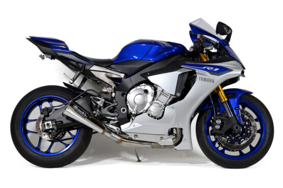 Brock's Alien Head 2 Polished 3/4 Exhaust Silver Fits Yamaha R1 - Image 6