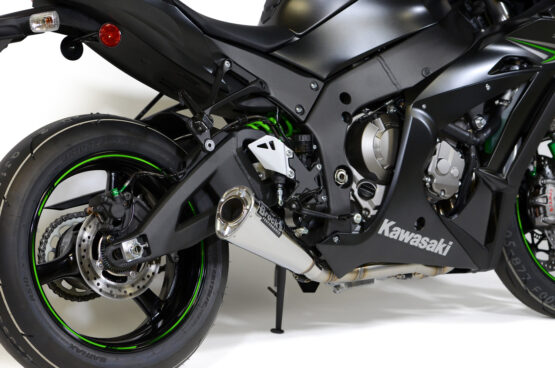Brock's Alien Head 2 Full Exhaust Polished Fits 16-17 Kawasaki ZX10R - Image 5