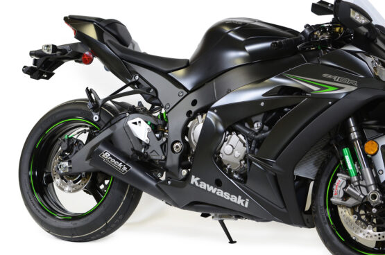 Brock's Alien Head 2 Black Full Exhaust Fits Kawasaki ZX10R - Image 3