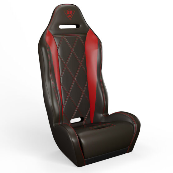 Black/Red Performance Diamond Front Seat