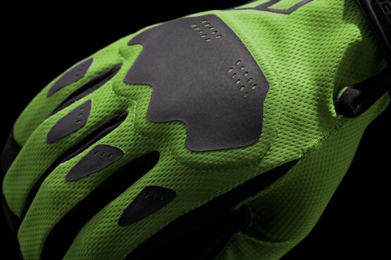 ICON Hooligan CE Gloves Black/Green Men's Large - Image 2