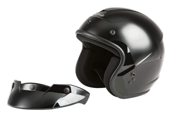 GMAX OF-2 Open-Face Helmet Black Small - Image 3