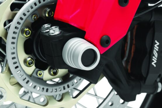 Front Axle Slide Silver by Kuryakyn Fits CRF1000L/Adventure - Image 2