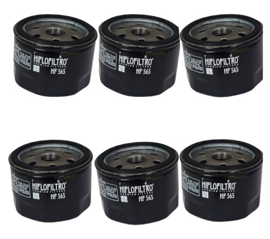 HF565 Oil Filter - Black - 6 Pack