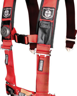 4PT Harness 2" Pads Red