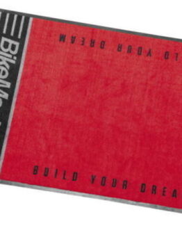 BikeMaster 5ft x 3ft Track Mat - Red/Black