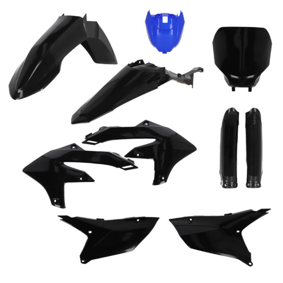 Acerbis Full Plastic Kit Black/Blue For Yamaha YZ250F YZ450F/FX 2023-2024