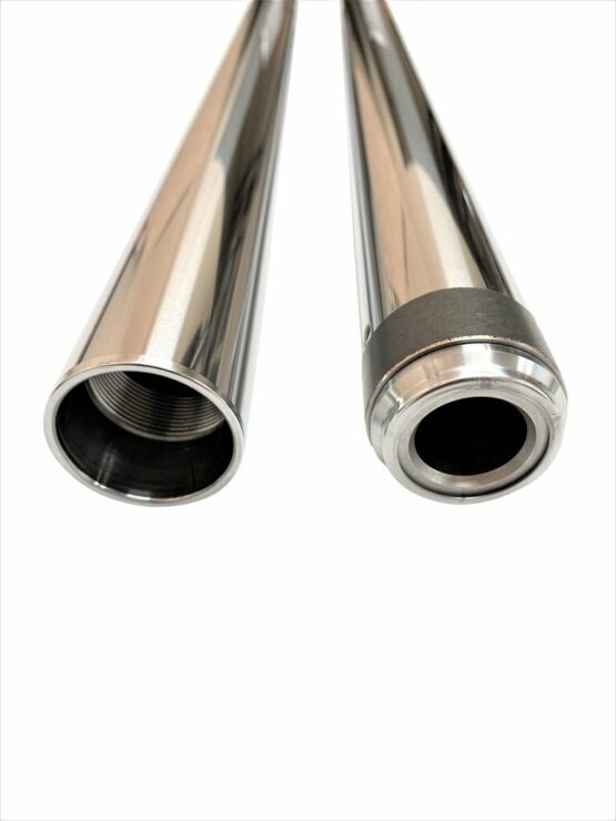 Pro-One 41mm Hard Chrome Fork Tubes 22.25in Pair For Harley-Davidson - Image 3