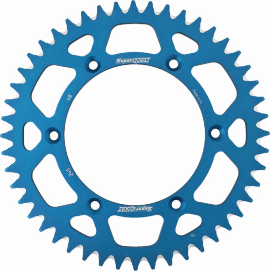 Supersprox 48T Blue Aluminum Rear Sprocket