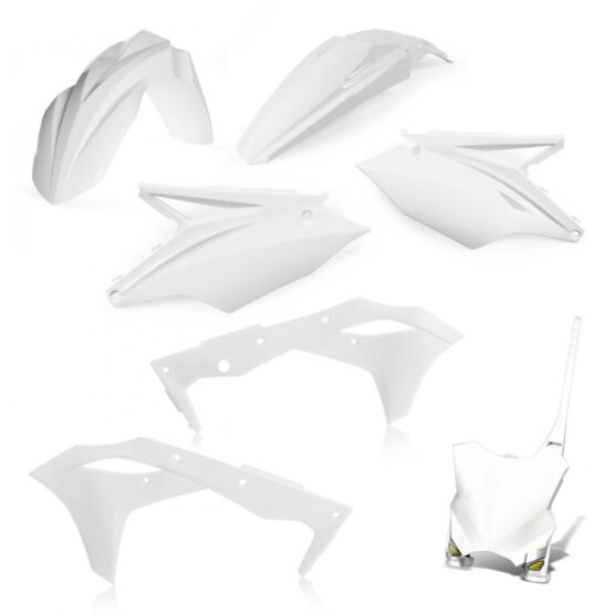 Cycra 5-Piece Replica Body Kit - White Fits 2017-2020 Kawasaki KX250F