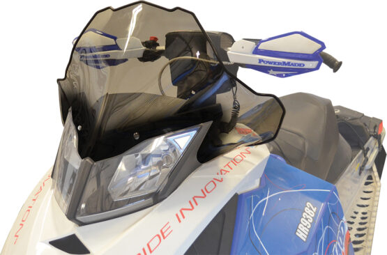 Powermadd Cobra Mid Tint Windshield Black Fade For Ski-Doo Models
