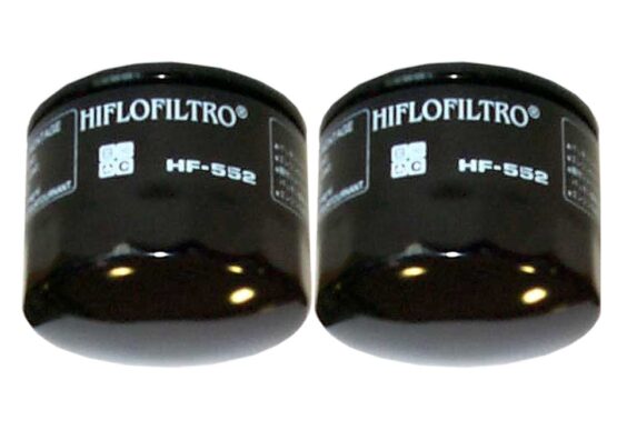HF552 Oil Filter - Black - 2 Pack