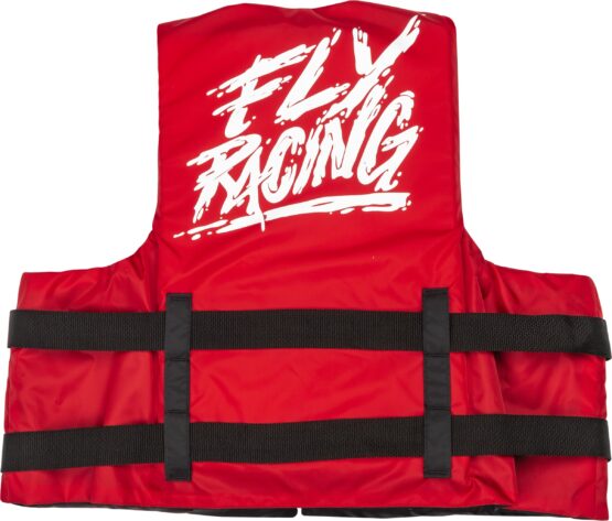 Fly Racing Nylon Flotation Vest Red/White XS - Image 2