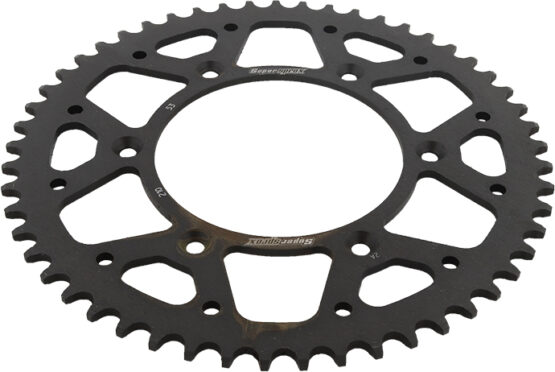 Supersprox Steel Rear Sprocket 53T Black Fits Honda - Image 4