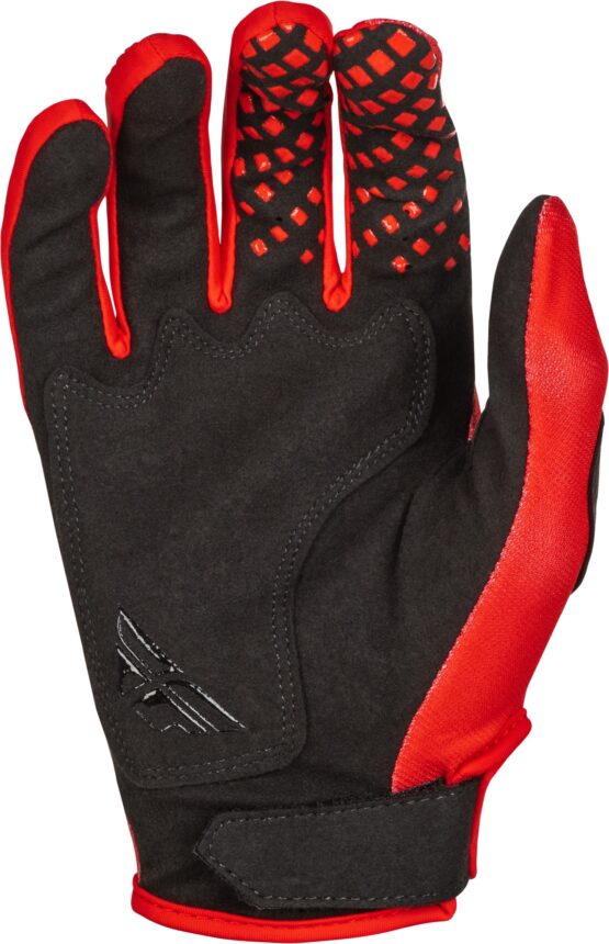 Youth Kinetic Center Gloves Red/Black For Youth Medium - Image 2