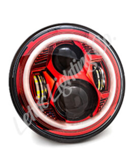 7? Red Color Collection LED Headlamp with Full Halo