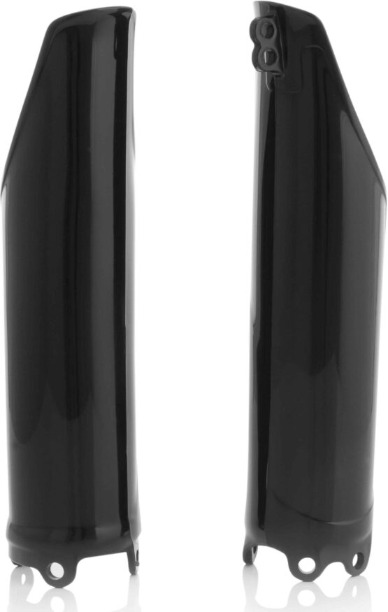 Acerbis Lower Fork Cover Set Black Plastic Fits Honda CRF250R CRF450R/RX