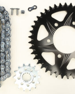 V3 Chain & Sprocket Kit Black RX Chain 520 14/42 Hardcoat Aluminum