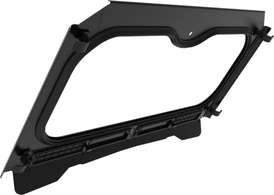 Glass Windshield w/ Metal Frame & Mounts - Image 2