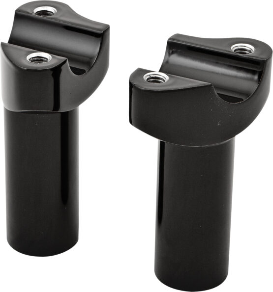 HardDrive 3.5 Inch Straight Handlebar Risers Black