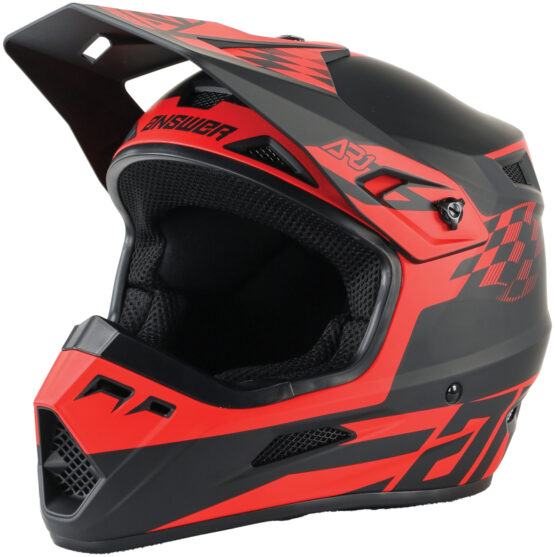 Answer AR1 Sweep Helmet Black/Red Youth Small - Image 4